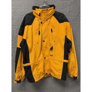 Marker GORSUCH Ski Snowboarding Wear‎ Jacket Wind-stopper Coat Yellow Hooded  M